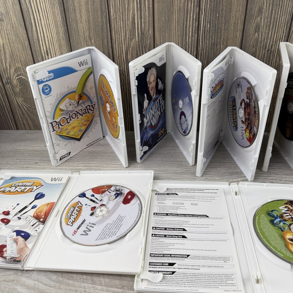 Nintendo Wii Game Lot – Party, Racing & Adventure Bundle 7 Games, Tested & Clean - Picture 10 of 11